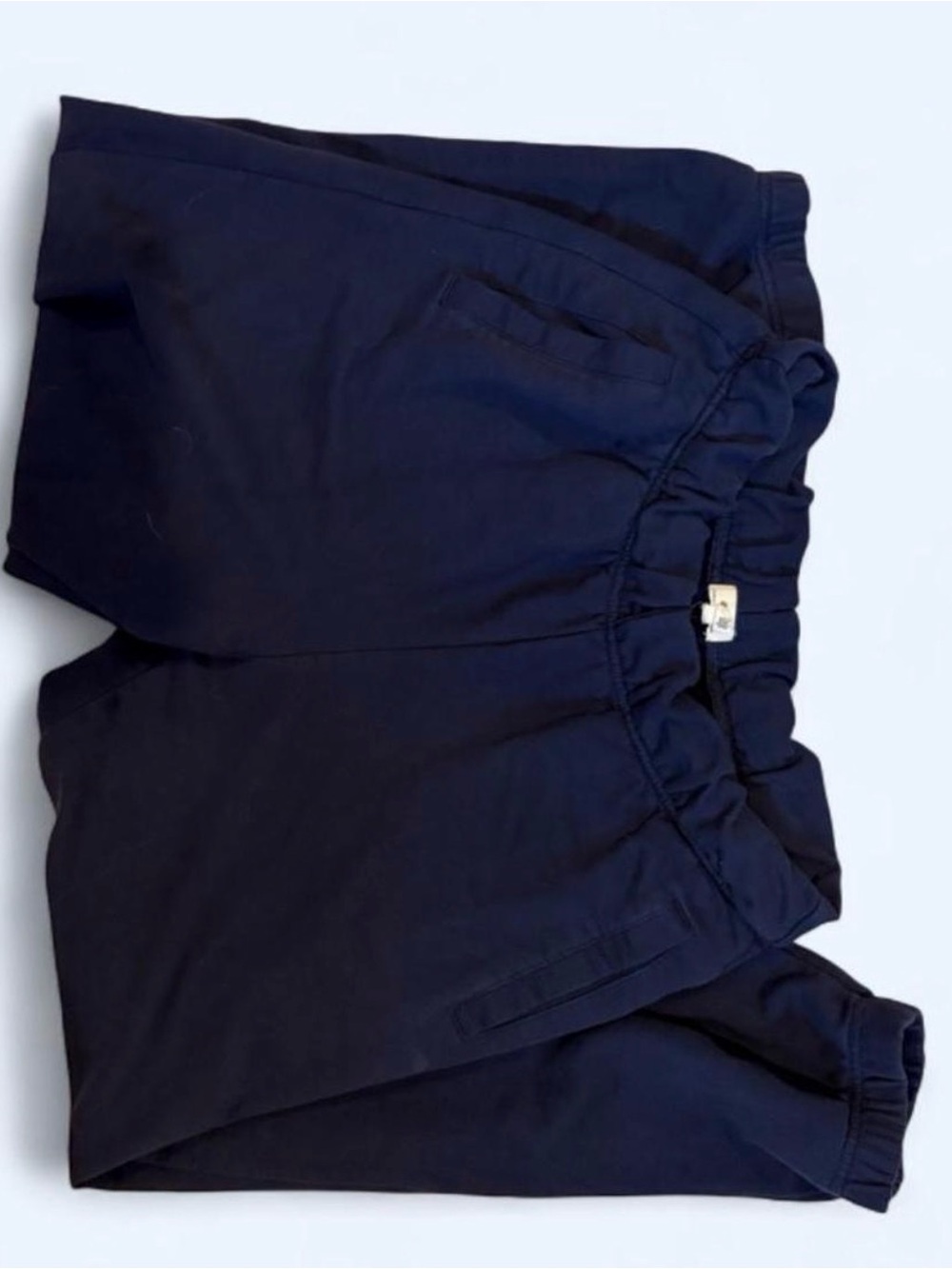 Navy blue aerie cuffed sweatpants